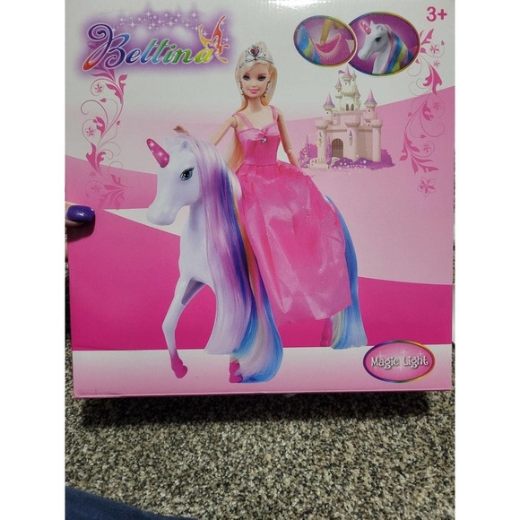 Bettina doll and unicorn - Picture 1 of 2